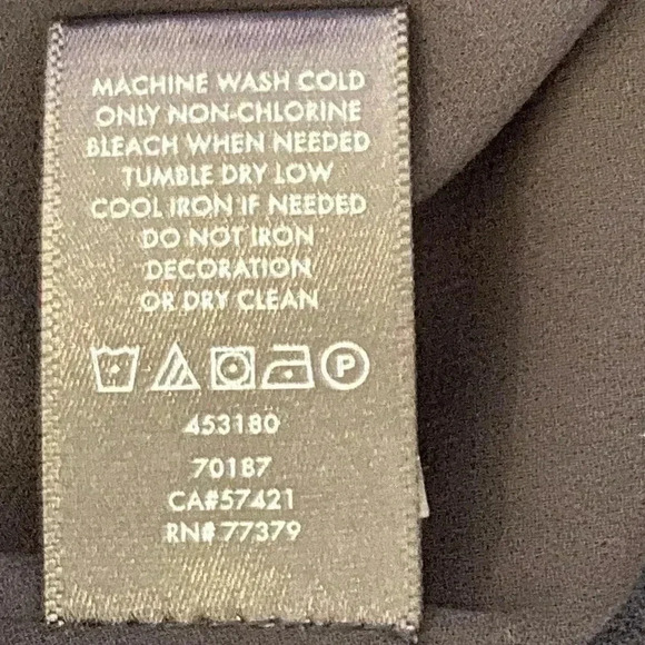 Ann Taylor Black Jewel Neck Blouse, 12, NWT - Picture 8 of 9